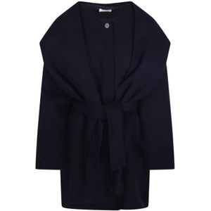 P.a.r.o.s.h., Dames, Mantels, Blauw, Maat: XS Wol,