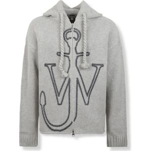 JW Anderson, Dames, Sweatshirts & Hoodies, Grijs, Maat: S