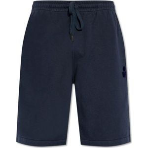 Isabel Marant, Heren, Korte broeken, Blauw, Maat: XS Katoen,