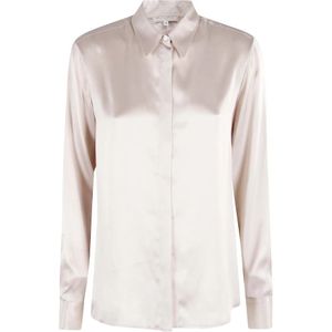 Antonelli Firenze, Dames, Blouses & Shirts, Wit, Maat: XS Zijde,
