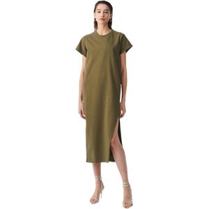 Iro, Dames, Jurken, Groen, Maat: M Katoen,