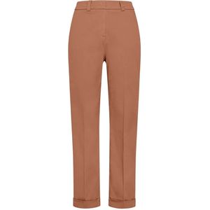 Peuterey, Dames, Broeken, Bruin, Maat: XS Katoen,