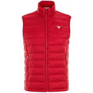 Guess, Heren, Jassen, Rood, Maat: S Nylon,