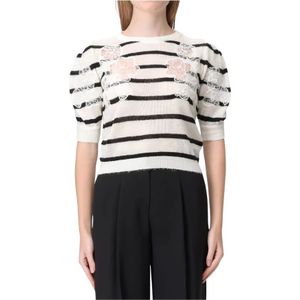 Twinset, Dames, Truien, Wit, Maat: M