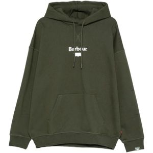 Barbour, Heren, Sweatshirts & Hoodies, Groen, Maat: M