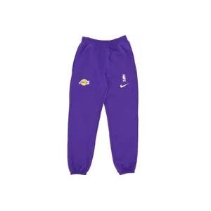 Nike Lichtgewicht NBA Dri-Fit Spotlight Pant , Purple , Heren , Maat: L