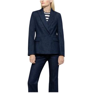 Luisa Cerano, Dames, Jassen, Blauw, Maat: M Katoen,