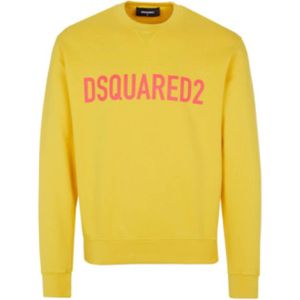 Dsquared2 - Sweatshirt - Geel - Katoen