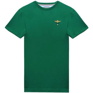 Aeronautica Militare, Heren, Tops, Groen, Maat: L Katoen,