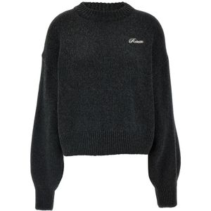 Rotate Birger Christensen, Dames, Truien, Grijs, Maat: L Wol,