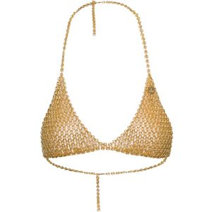 Silvia Gnecchi, Dames, Badkleding, Geel, Maat: ONE Size