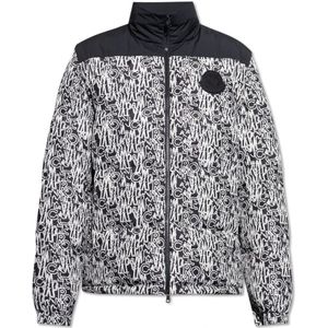 Moncler, Heren, Jassen, Zwart, Maat: XL Polyamide,
