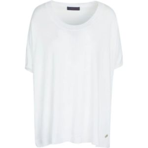 Trussardi, Dames, Tops, Wit, Maat: S Katoen,