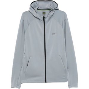 Hugo, Heren, Jassen, Blauw, Maat: L Poliester,