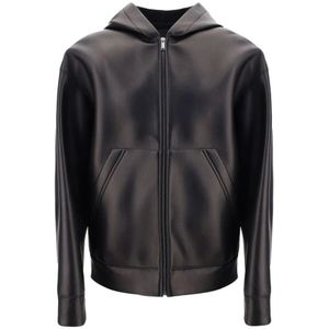 Valentino - Zip-Through Jas - Zwart - Lamsvacht - Regular Fit