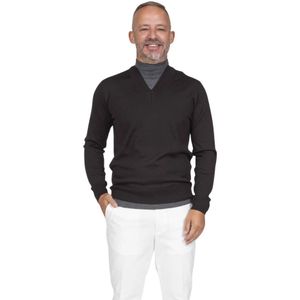 Paolo Pecora, Heren, Truien, Bruin, Maat: M Wol,