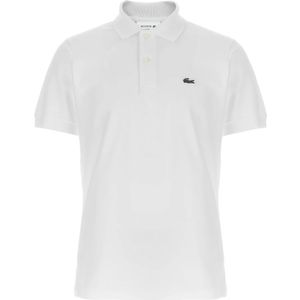 Lacoste, Heren, Tops, Wit, Maat: L Katoen,