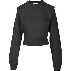 Marant étoile, Dames, Sweatshirts & Hoodies, Zwart, Maat: XS Linnen,