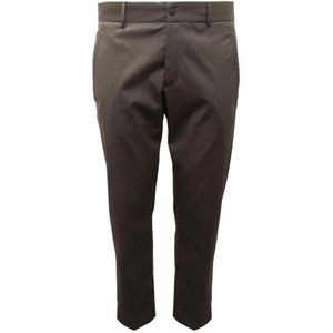 Pt01, Heren, Broeken, Groen, Maat: M Wol,