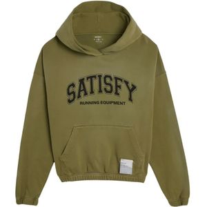 Satisfy, Heren, Sweatshirts & Hoodies, Groen, Maat: M