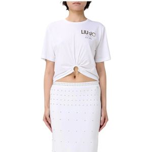 Liu Jo, Dames, Tops, Wit, Maat: M Katoen,
