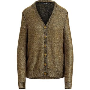 Ralph Lauren, Dames, Truien, Bruin, Maat: XS Linnen,