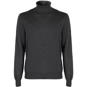 Fay, Heren, Truien, Grijs, Maat: 2XL Wol,