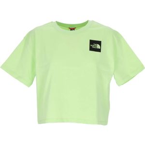 The North Face, Dames, Tops, Groen, Maat: M Katoen,