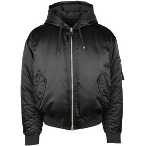 Tom Ford, Heren, Jassen, Zwart, Maat: M Zijde,