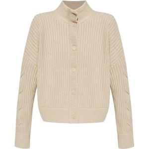 Max Mara, Dames, Truien, Beige, Maat: XS Wol,