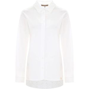 Kocca, Dames, Blouses & Shirts, Wit, Maat: L Katoen,
