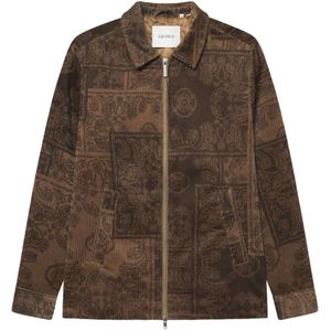 Les Deux, Heren, Jassen, Bruin, Maat: S Kasjmier,