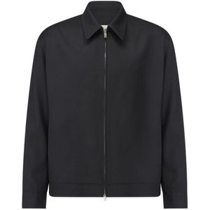 Golden Goose, Heren, Jassen, Zwart, Maat: XL Wol,