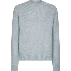 Jil Sander, Heren, Truien, Blauw, Maat: L Wol,