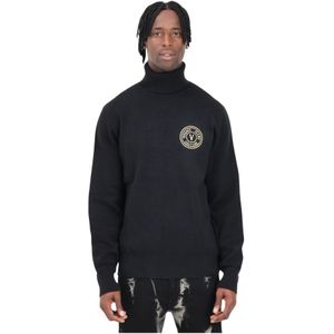 Versace Jeans Couture - Turtleneck - Zwart - Heren - Katoen
