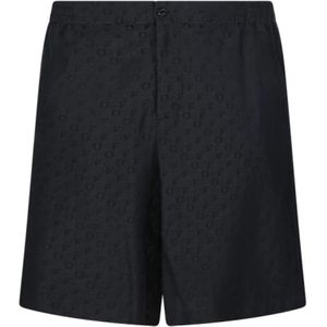Off White, Heren, Korte broeken, Zwart, Maat: L Zijde,