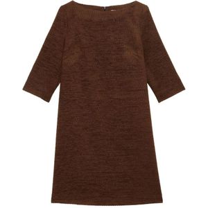 Ines de la Fressange Paris, Dames, Jurken, Bruin, Maat: 2XS