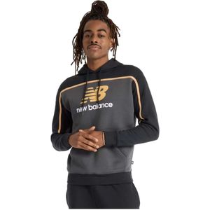 New Balance, Heren, Sweatshirts & Hoodies, Veelkleurig, Maat: S Fleece,