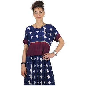 Alessia Santi, Dames, Blouses & Shirts, Veelkleurig, Maat: XS Viscose,