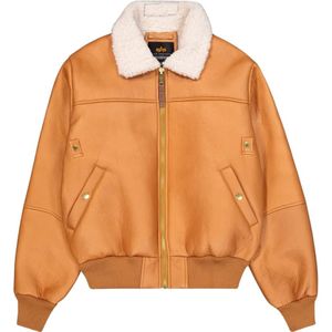 Alpha Industries - B-15 Modified - Jas - Regular Fit - Faux Teddy - Zwart