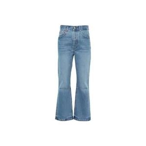 Jacquemus Flared Jeans , Blue , Dames , Maat: W28