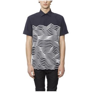 Neil Barrett, Heren, Overhemden, Blauw, Maat: L
