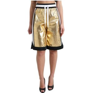 Dolce & Gabbana - Korte Broeken - Geel - 100% Polyester