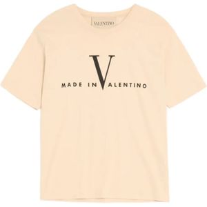 Valentino, Heren, Tops, Beige, Maat: L Katoen,
