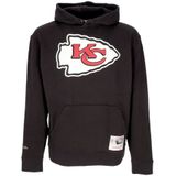 Mitchell & Ness - Kansas City Chiefs Logo Hoodie - Zwart - Heren