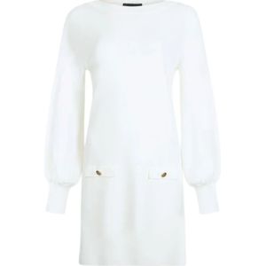 Liu Jo, Dames, Jurken, Wit, Maat: XS Viscose,