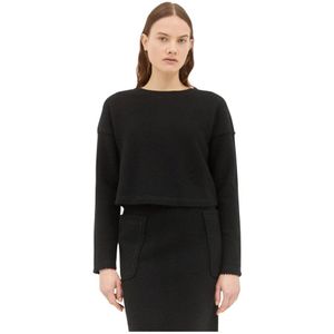 Max Mara, Dames, Truien, Zwart, Maat: XS Wol,