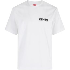 Kenzo, Heren, Tops, Wit, Maat: L Katoen,