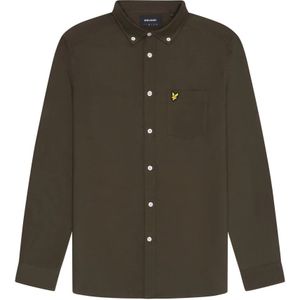 Lyle & Scott, Heren, Overhemden, Groen, Maat: XS Katoen,