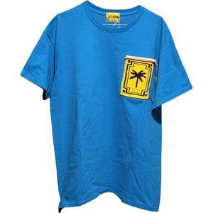 AL Ain, Dames, Tops, Blauw, Maat: L Katoen,